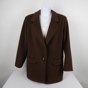 Harve Benard Women's Blazer Wool Cashmere Blend 10